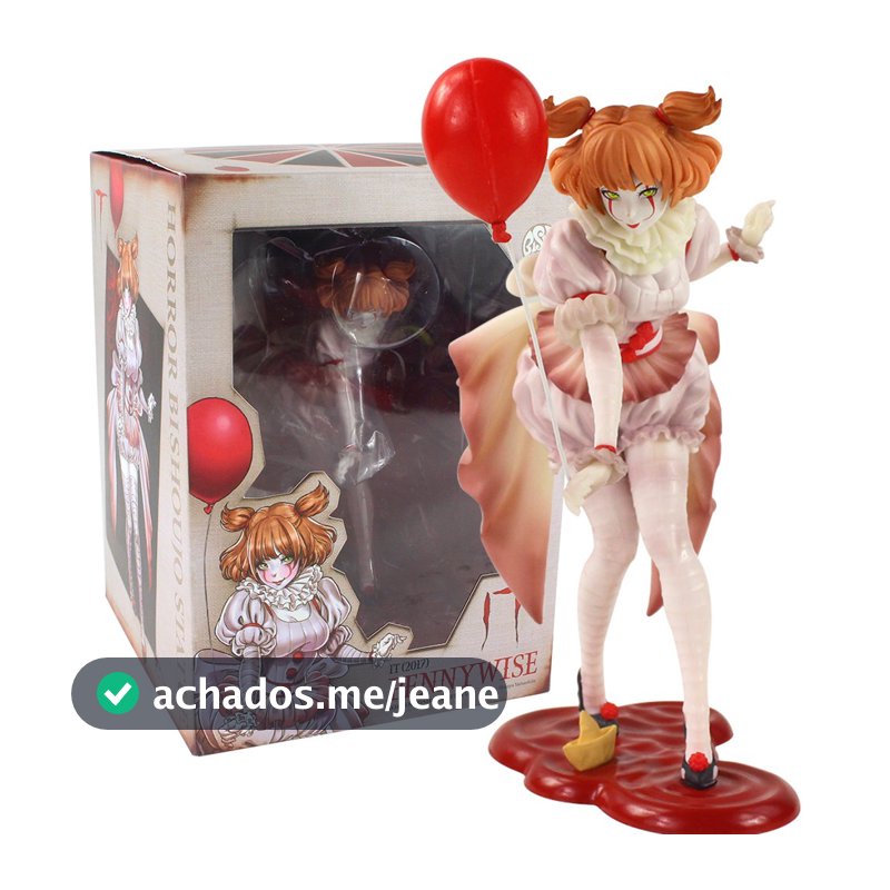 18 cm Neca Stephen King É Mal Final Menina Pennywise Joker Action Figure Filme Horror Bishoujo Estatueta Anime Pvc Toy Modelo