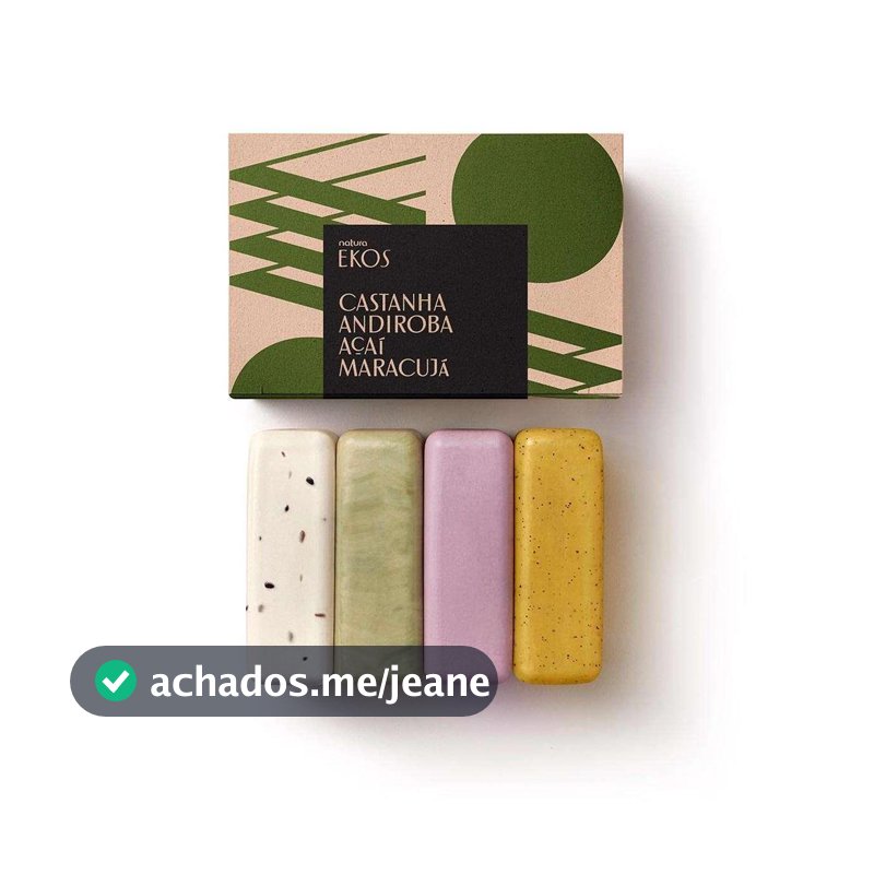 Sabonete em Barra Vegetal Cremoso e Esfoliante Ekos 4un 100g