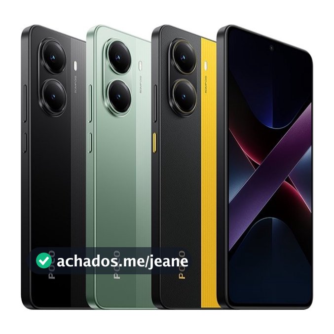 Xiaomi Poco X7 Pro 512GB / 256GB +12 Ram 5G Versão Global NFC Original Lacrado e Envio Imediato ADS