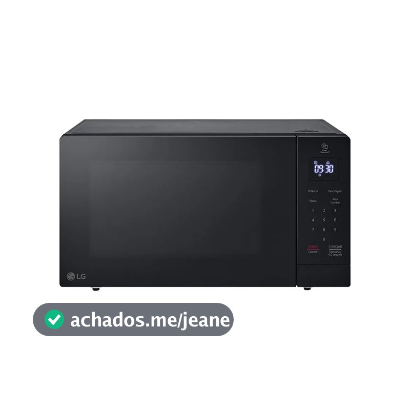 Micro-ondas LG NeoChef 30L MS3033DSA Limpa Fácil iWave Preto 127V