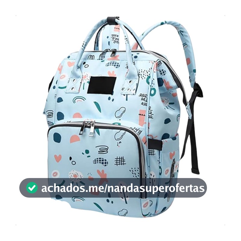 Mochila Maternidade Para Bebê Mamãe Impermeável Multifuncional De Grande Capacidade Enviamos Hoje Mesmo