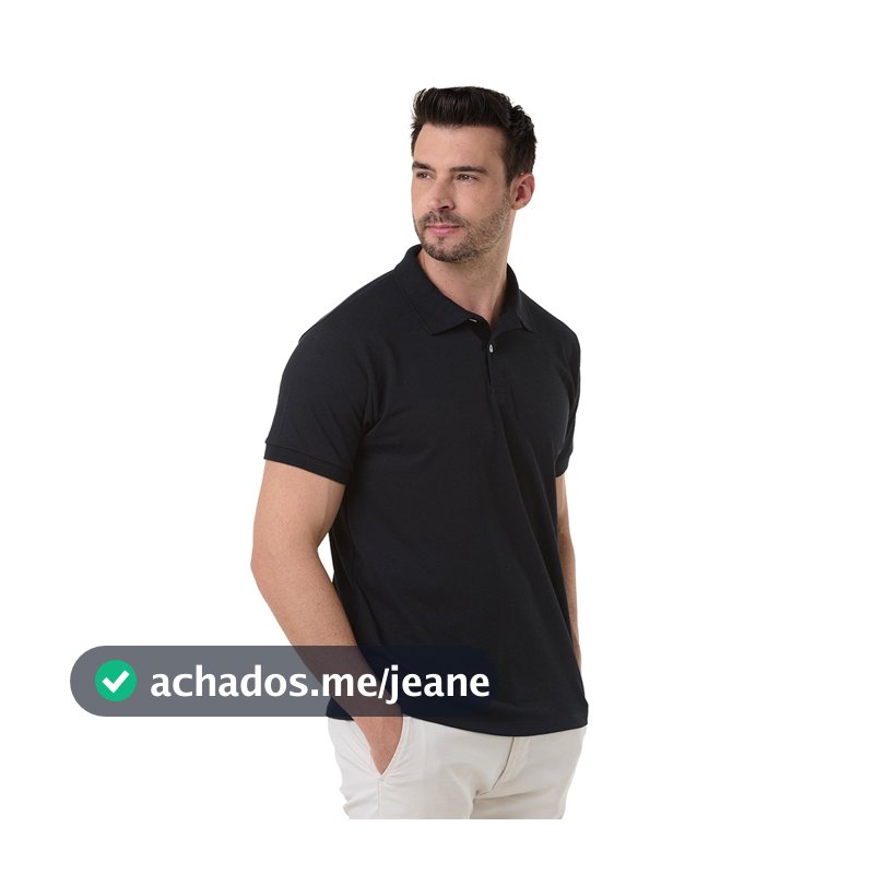 Camisa Polo Masculina Piquet Básica Lisa Uniforme Mirante