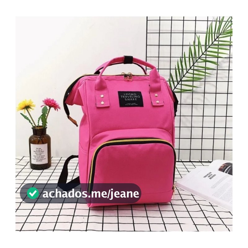 Mochila Maternidade Multifuncional e Impermeável Moderna Reforçada