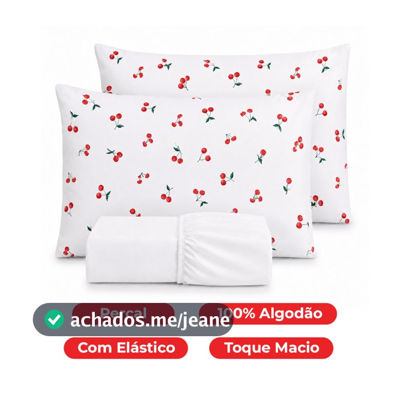 Kit Lençol Fronha Estampada 100% Algodão Percal Cama Casal Queen Solteiro Com Elástico