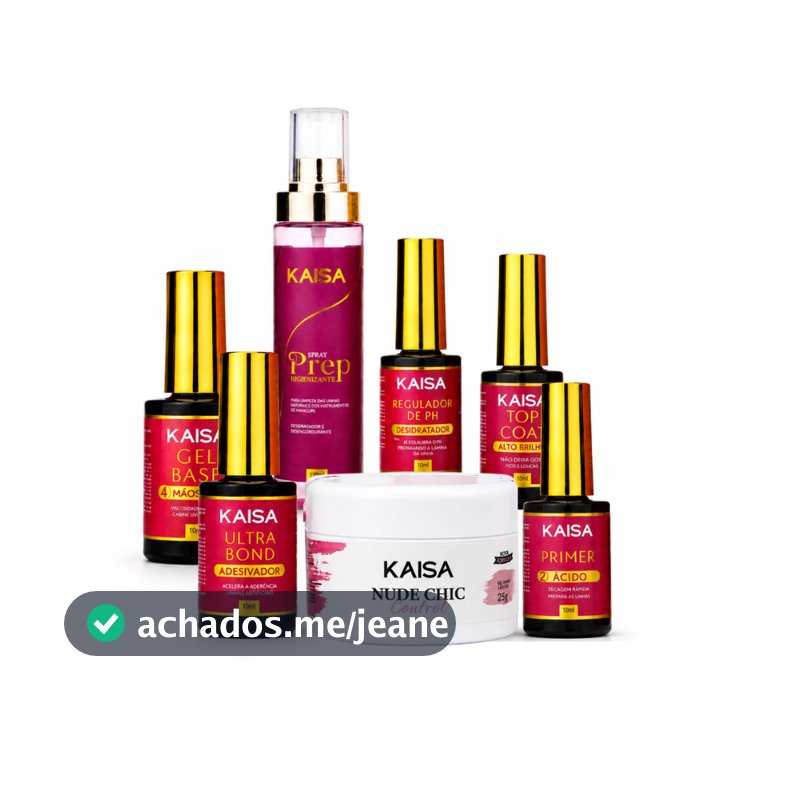 Kit Alongamento Kaisa Gel Control e Preparadores e Prep