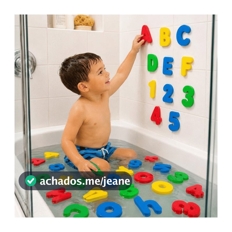 Brinquedo Números Banho Letras Buba Educativo Infantil Alfabeto