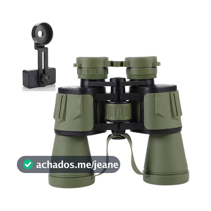 Binoculo Com Suporte Celular 20x50 De Longo Alcance 10km Profissional Telescópio PRONTA ENTREGA