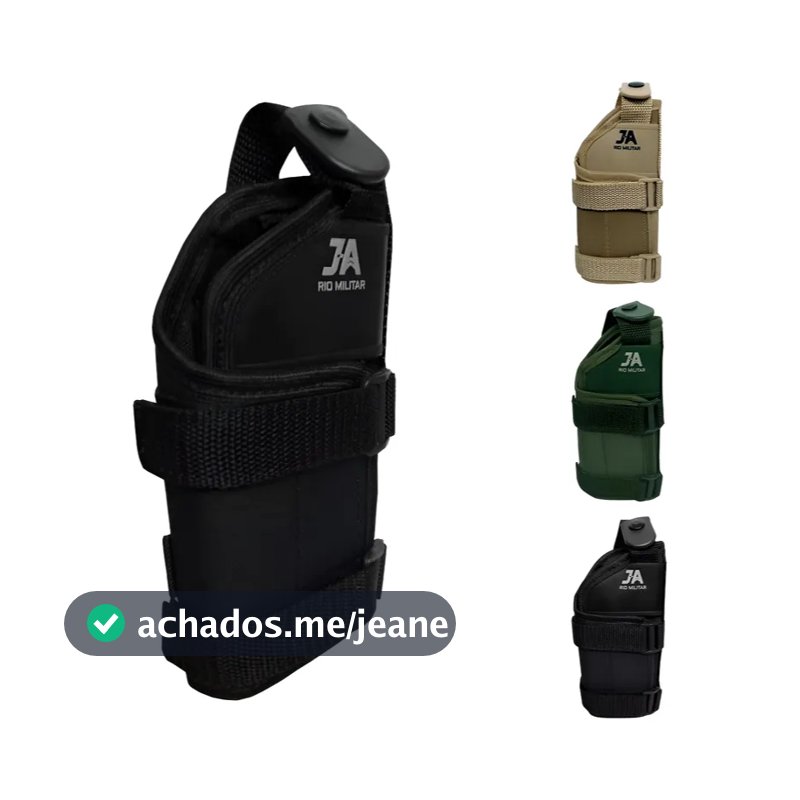 Coldre Universal Modular  Ajustável para Coletes e Cinto Molle Reforçado  JA Militar