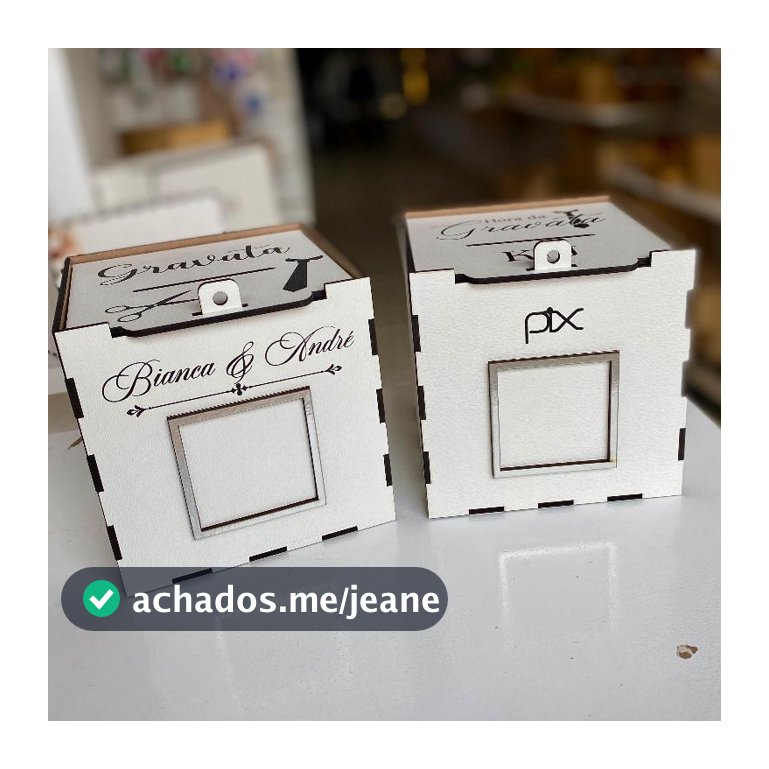 CAIXA PARA CASAMENTO OPERAÇÃO LUA DE MEL E GRAVATA COM QRCODE
