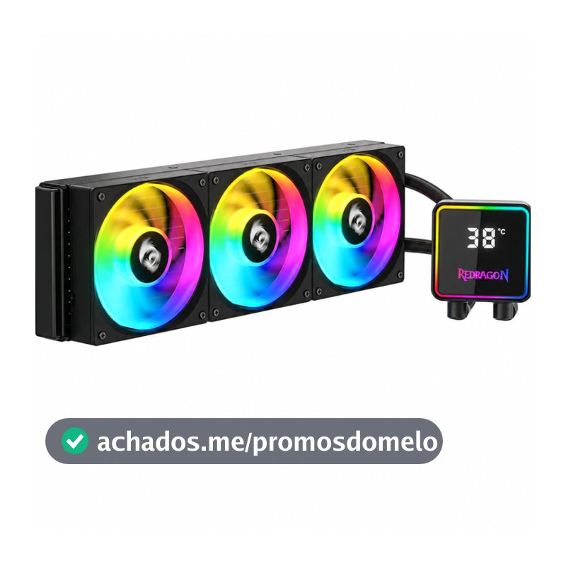 Water Cooler Redragon CCW-3017 com Display ARGB 360mm