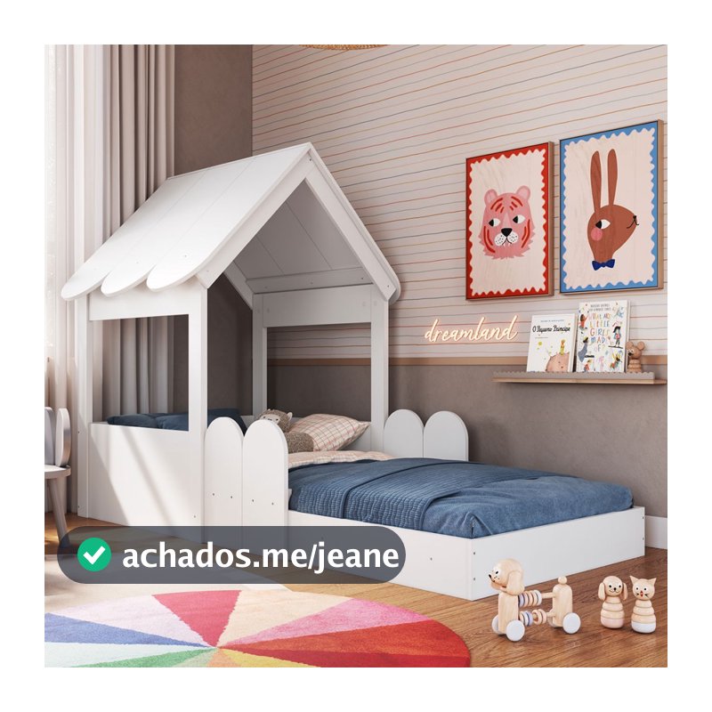 Cama Infantil Montessoriana Casinha - Completa Móveis