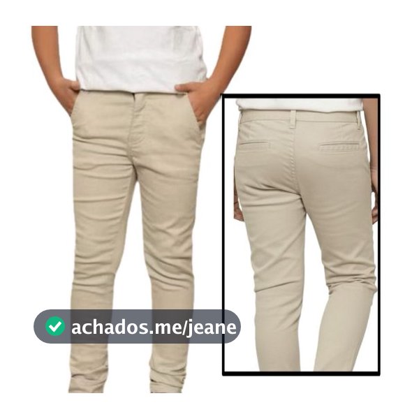 Calça Infantil Masculino Esporte Fino Jeans Varias Cores Menino LANÇAMENTO