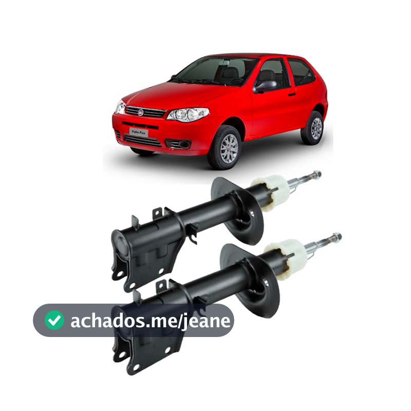 Par Amortecedor Palio Fire 2002 2003 2004 até 2016 Dianteiro Reforçado Premium