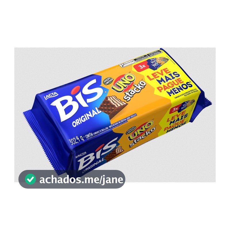 Bis Tripack Ao Leite Uno Stacko Lacta 302,4G