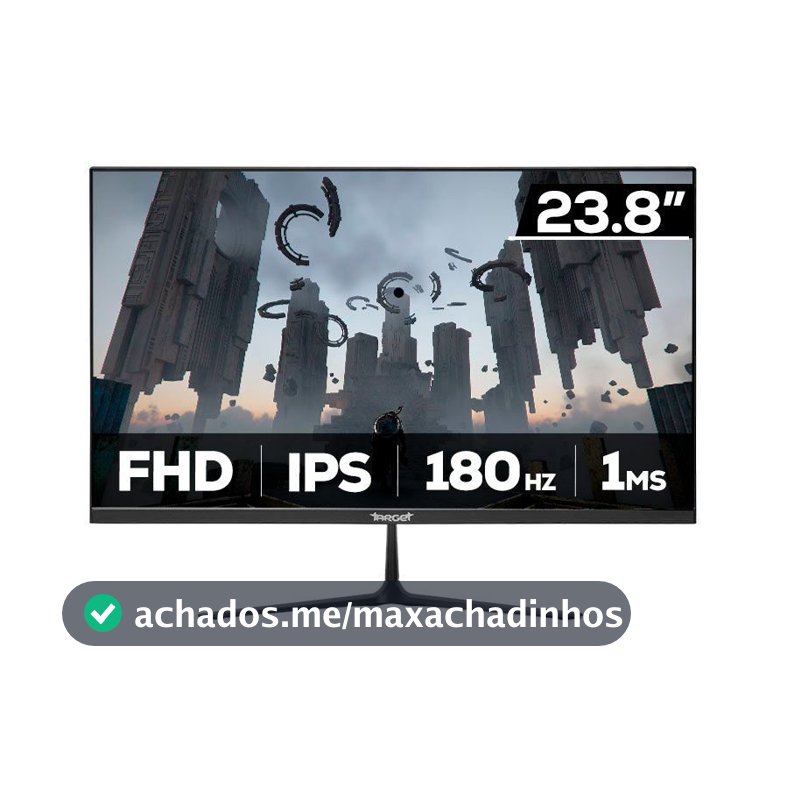 Monitor Gamer TGT Altay TS6, 23.8 Pol, IPS, FHD, 1ms, 180Hz, HDMI/VGA, TGT-ATTS6-BL02