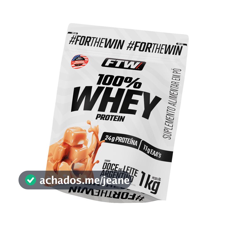 100% Whey protein Refil 1Kg - FTW