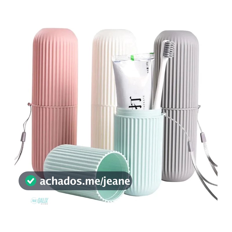 Porta Escova De Dente Estojo para viagem Escova E Creme Dental Portátil Viagem