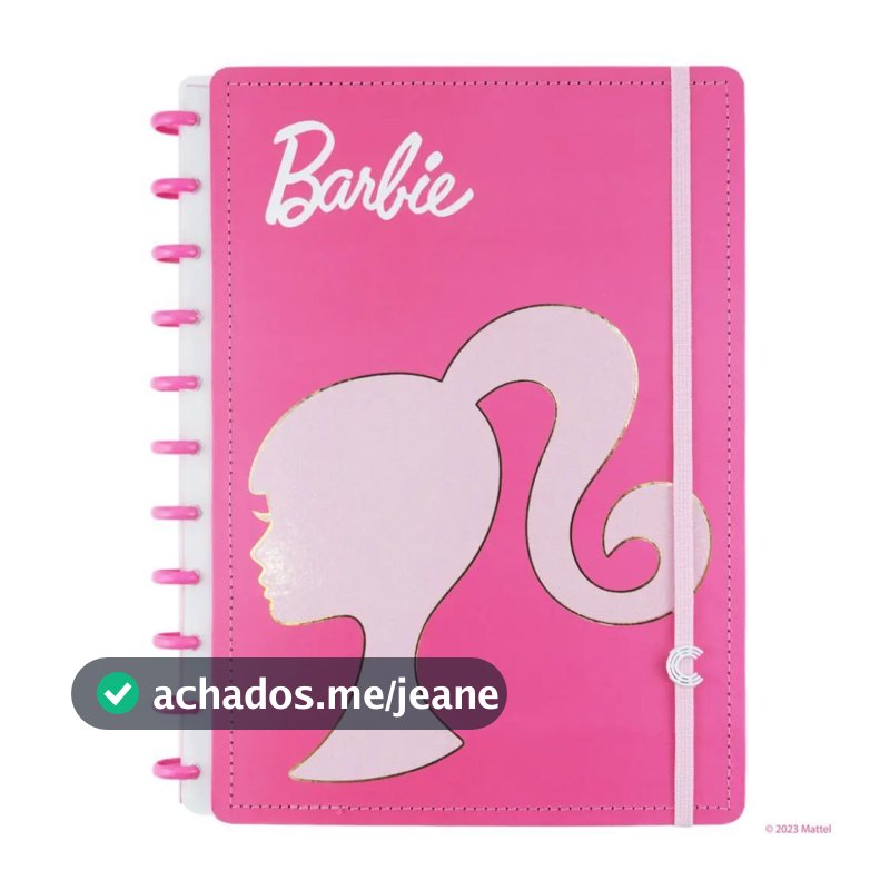 Caderno Inteligente Ci Barbie Pink Grande