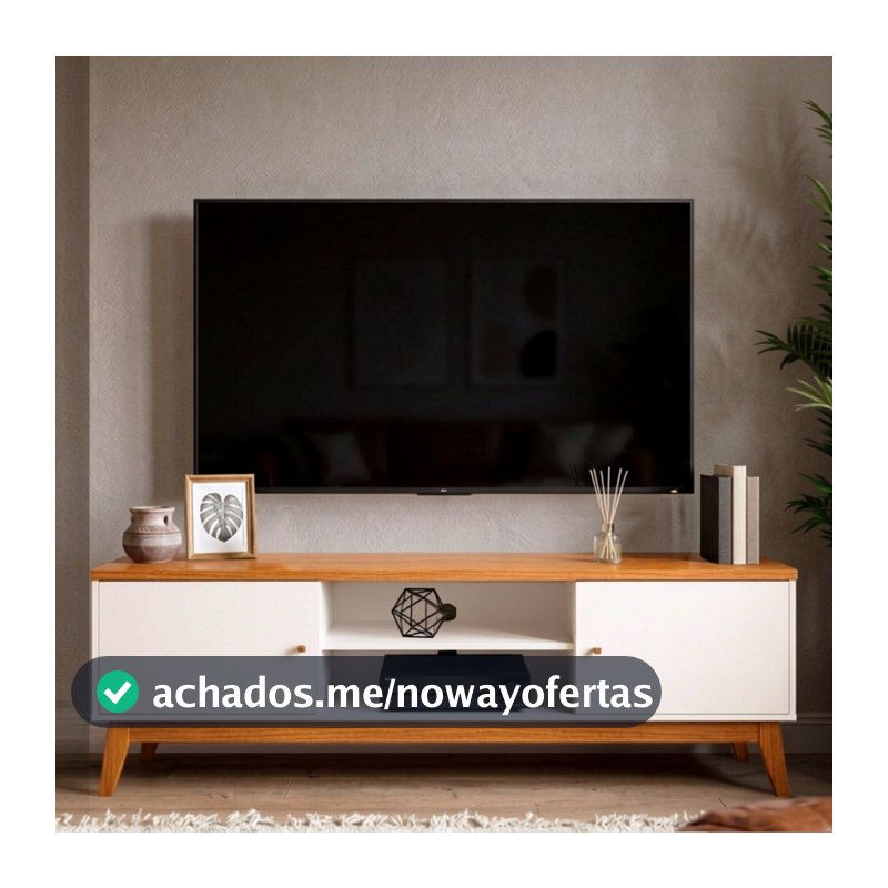 Rack para Tv até 75 Polegadas 2 Portas Itália 180cm ViaNossa