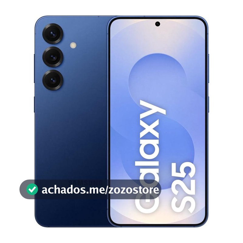 Smartphone Samsung Galaxy S25 5G 256GB Galaxy AI 6,2" 12GB RAM Câm. Tripla Bateria 4000mAh - Vitrine