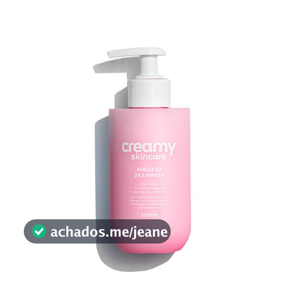 Creamy Skincare Emulsão de Limpeza Peles Secas e Sensíveis 200ml