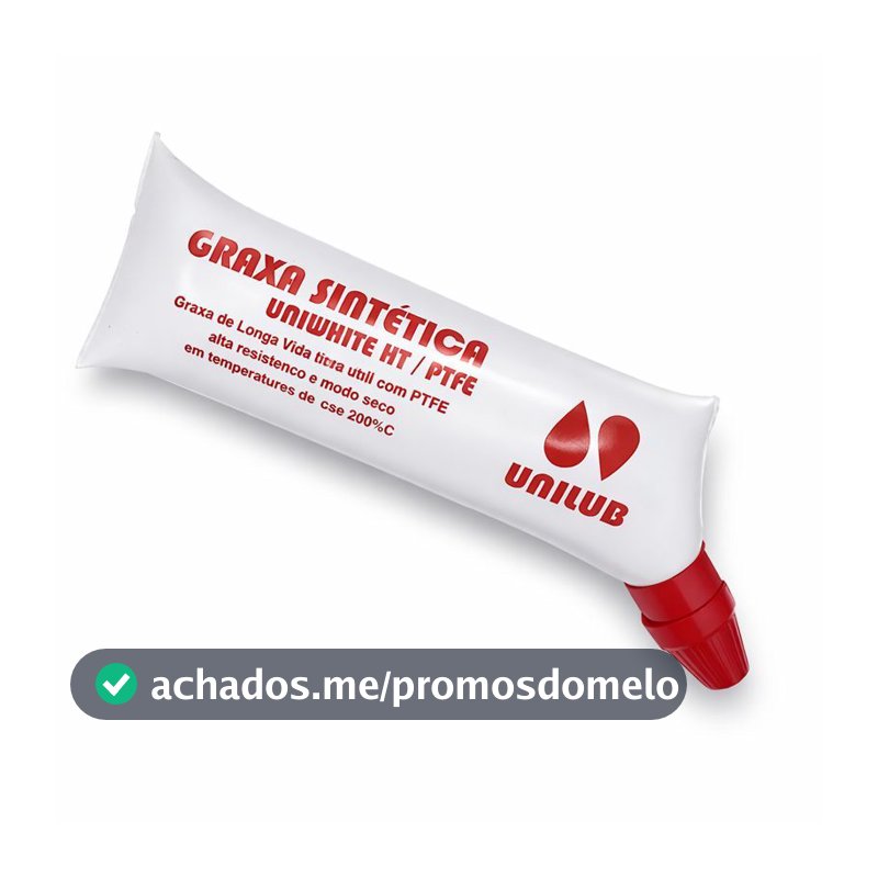 Graxa Sintética 80g Alta temperatura - PARA IMPRESSORA 3D e Gráfica- PTFE Unilub