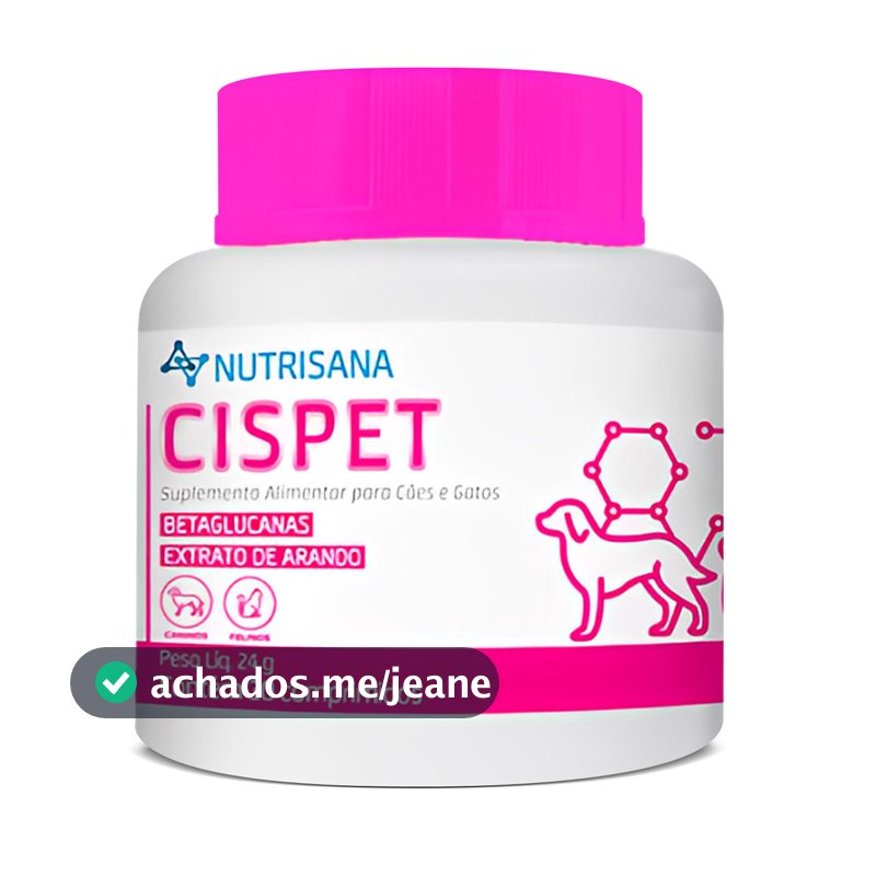 Suplemento Nutrisana Cispet Cães E Gatos 30 Compimidos