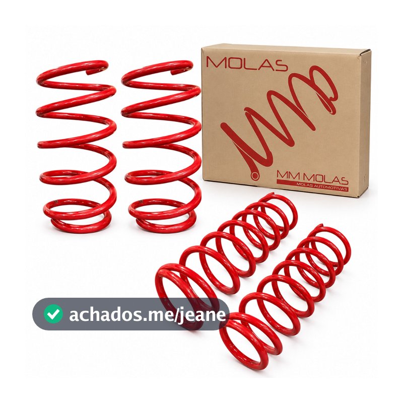 Kit 4 Molas Esportivas Vw Voyage Gol G5 / G6 / G7 / G8 (todos) Mm Molas