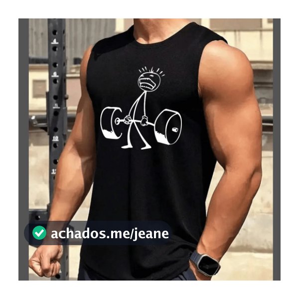 Camiseta Masculina Regata Gola U Redonda 100% Algodão Camisa Cuba Blusa Cavada Machão Regatinha Básica Academia Treino