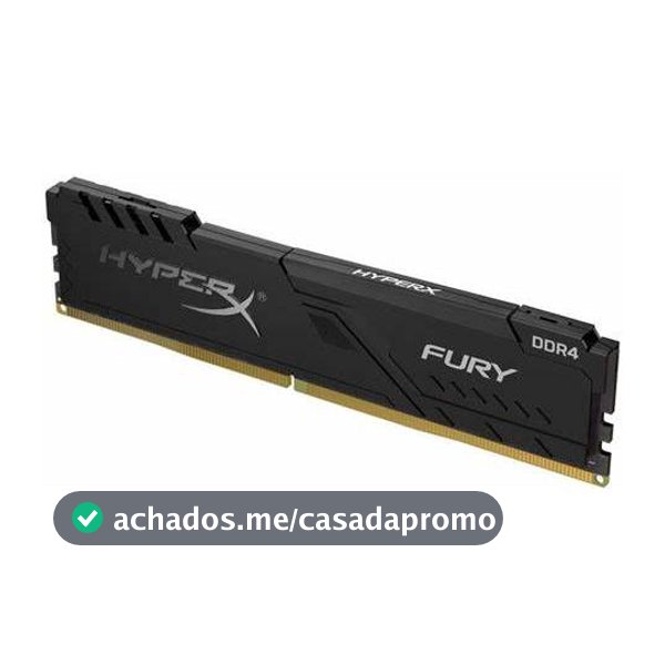 MEMÓRIA RAM DDR4 8G HYPERX FURY 2666MHZ UDIMM HX426C16FB3/8