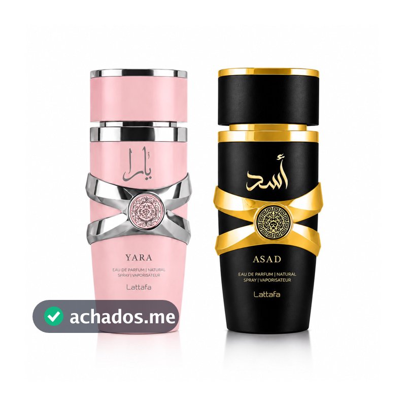 Kit Duo Lattafa Yara Asad Fragrancias Eau de Parfum