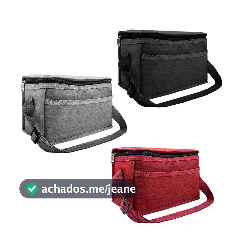 Porta Marmita Bolsa Térmica Fitness De Poliéster Camping Viagem