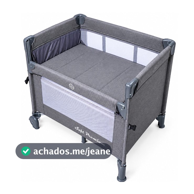 Berço Cercado Moisés Bebê Suporta Até 15 KG Lateral Da Cama Portátil Com Bolsa De Transporte Regulagem E Mosquiteiro