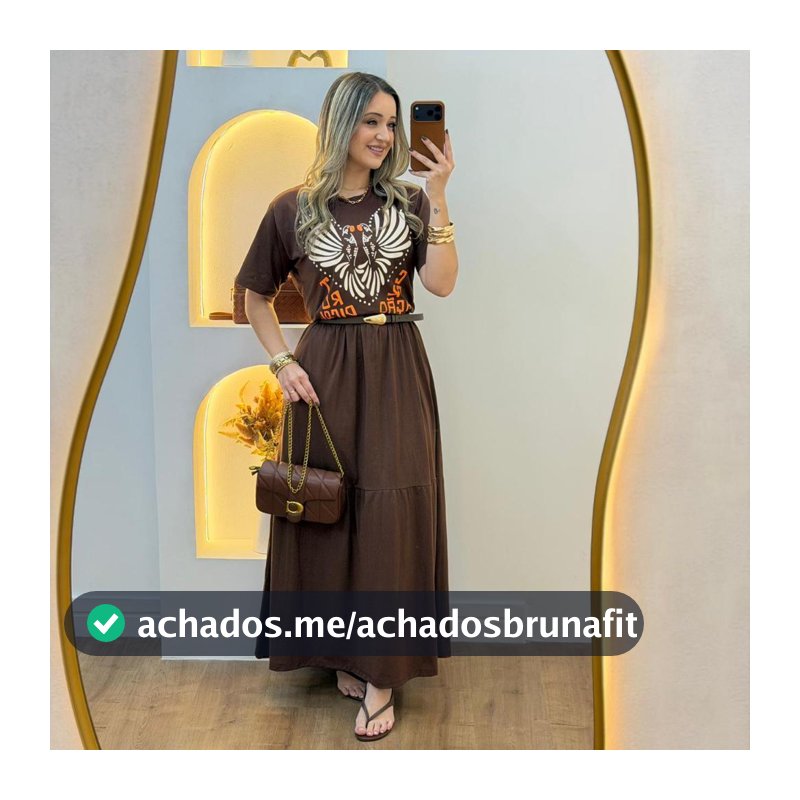 Vestido Longo Feminino Algodão Estampado Casual Elegante Tamanho Único 38 ao 46