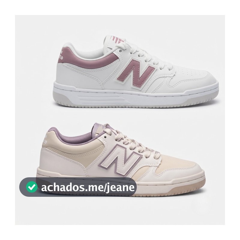 Tênis Feminino New Balance 480 LOW BB480 Clássico Atemporal