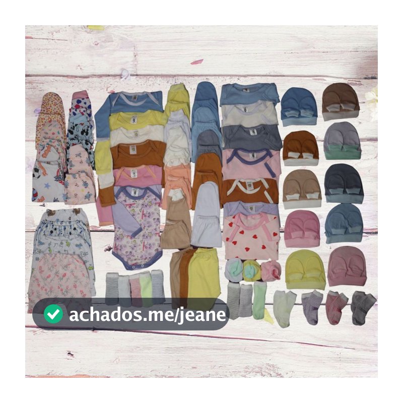 Kit 30 Pçs Enxoval Bebes Roupas Para Recém Nascido Atacado