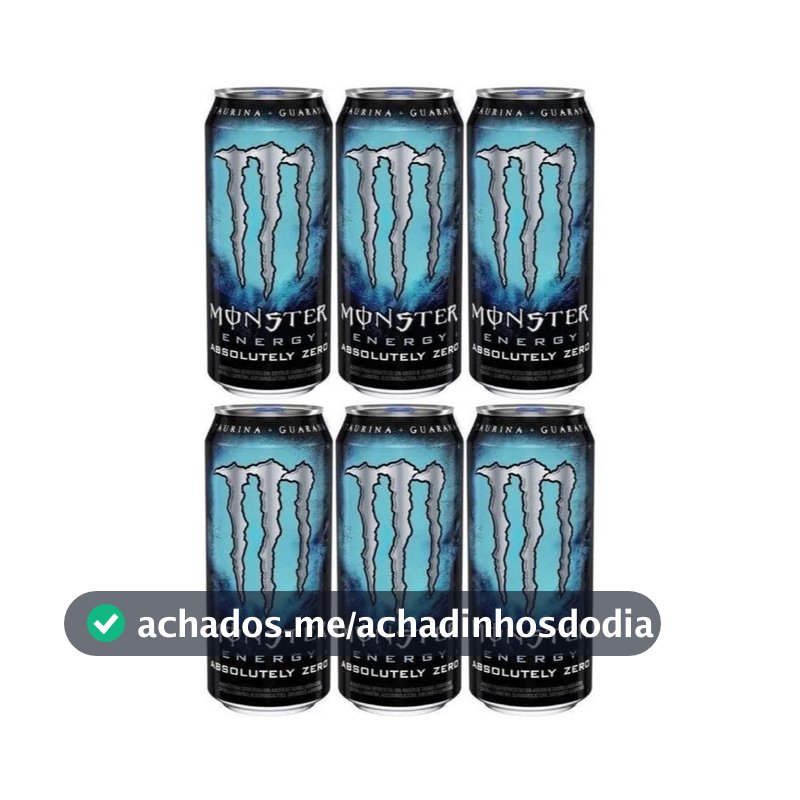 Energético  Monster Absolutely 473ml  6Un