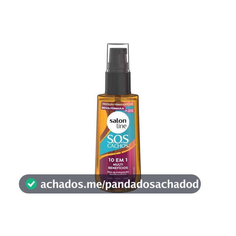 Óleo de Tratamento SOS Cachos 10 em 1 Multibenefícios 42ml