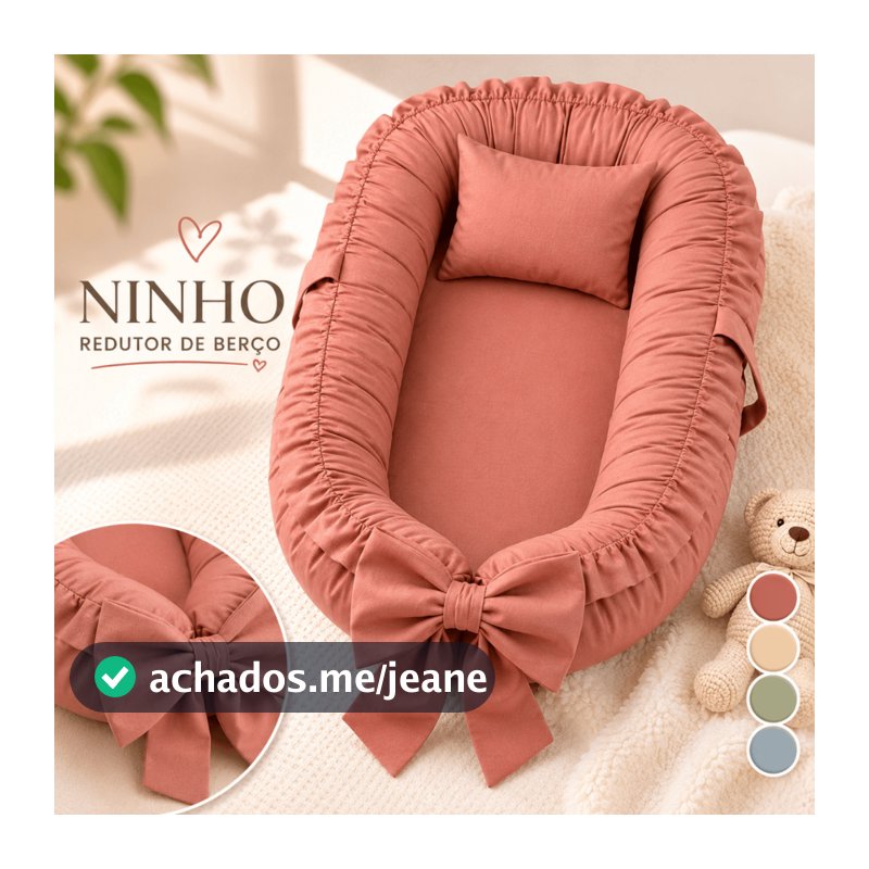 Ninho Redutor de Berço para Bebê Várias Estampas