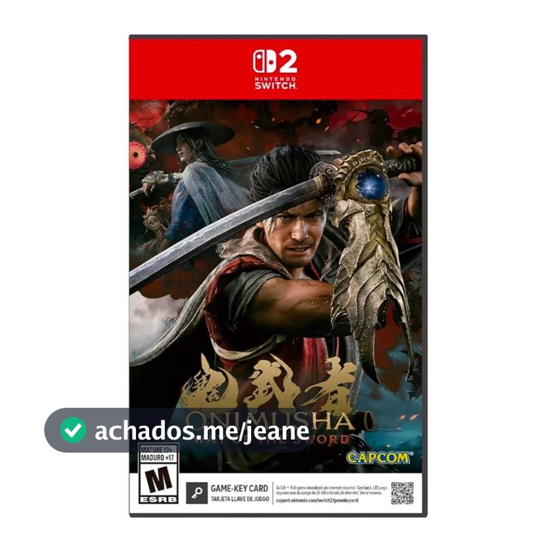 Onimusha: Way of the Sword - Nintendo Switch 2 Físico Lacrado