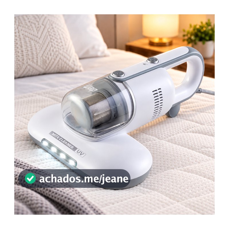 Aspirador Antiácaro WAP Mite Cleaner UV Luz UV Filtro HEPA Branco 220v 400W