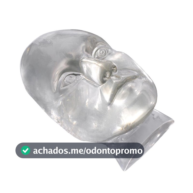 Rosto Face Silicone Super Transparente  Macio Rastreia Aplicaçoes Treinar Harmonizaçao e Aplicaço Botox