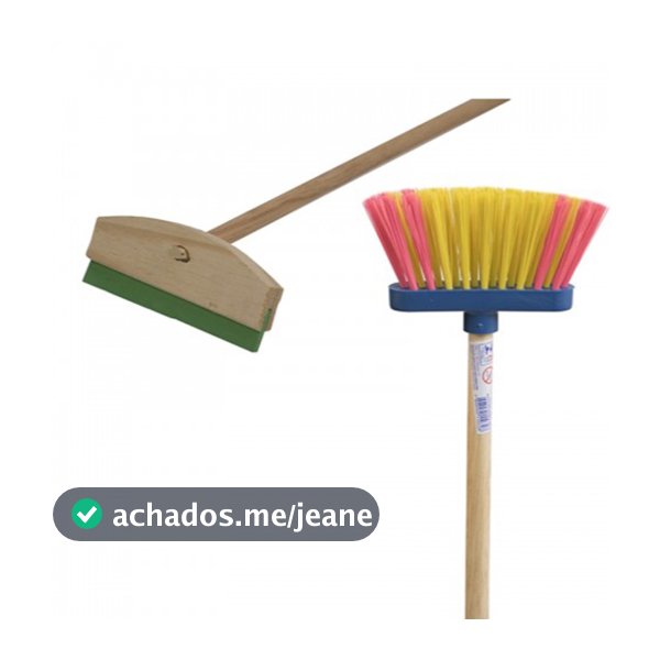 Jogo Infantil De Vassoura De Nylon E Rodo Bianca Bovolin