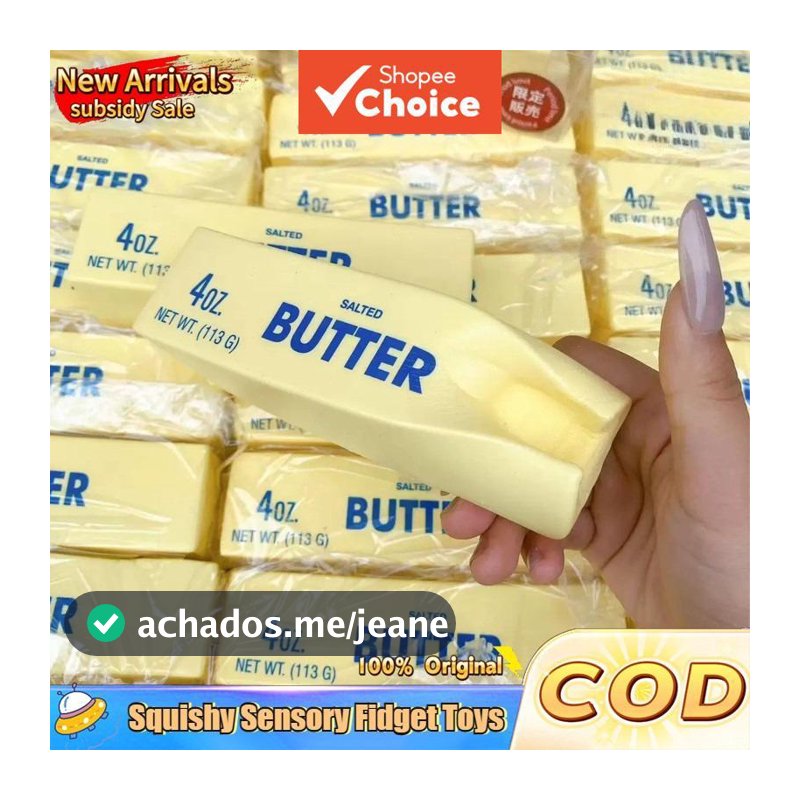 Brinquedo Mole Lento Subindo Alívio Do Estresse Manteiga Macio Squeeze Sensorial De Mesa Presente Para Crianças Adultos