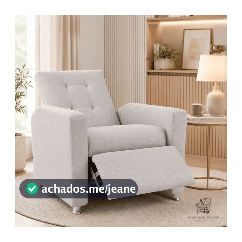 Poltrona Atlas Reclinável para Extensão de Cílios Salão de Beleza Manicure - Poltrona do Papai  Atlas