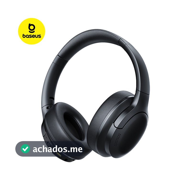 Headphone Baseus Bass BH1 Lite Sem Fio Bluetooth 6.0 Som Potente Leve Dobrável Confortável