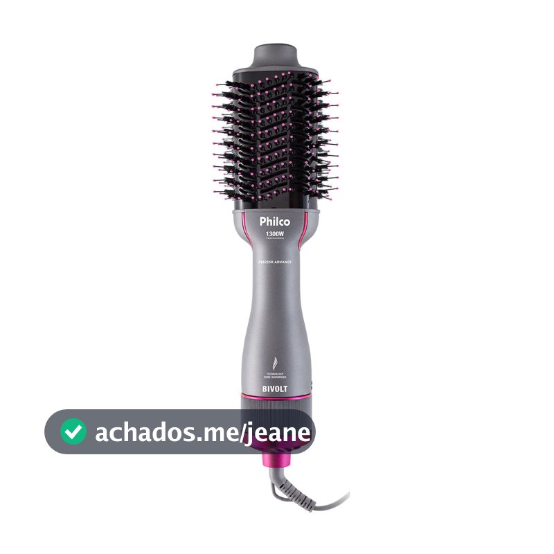 Escova Secadora Philco Advance 4 em 1 1300W Bivolt PES25SR