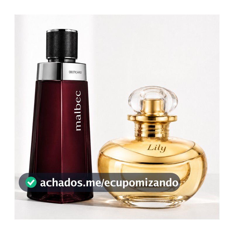 Kit 2 Perfumes Masculino e Feminino Luxo Presente Casal Elegante