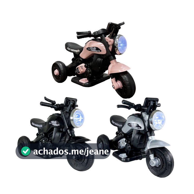Moto Elétrica Infantil Mini First Custom 6V Zippy Toys(BIVOLT)