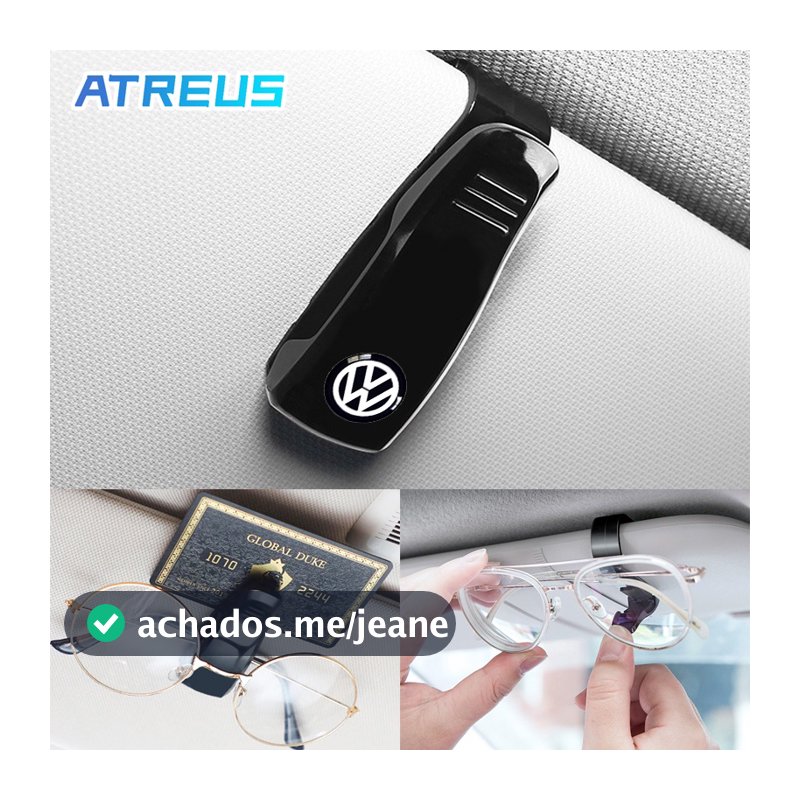 1 Peça Volkswagen Clipe Para Óculos De Carro Suporte Sol Clip De Visor Solar De Veículos Para Volkswagen Golf Mk4 Mk7 MK3 jetta mk6 Up Passat b5 b6 b7 Tiguan VW Polo 9n 9n3 gol g5 g4 g3 g6 Nivus Fox new Beetle Virtus